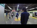 【4k乗換動画】東京メトロ　南北線　目黒駅ーjr目黒駅　乗換え