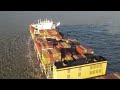 msc azov op de westerschelde bij vlissingen dji mavic air 2