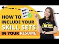 How to Write Skill Sets In Your Resume | Write skill set in resume | Job Majestic