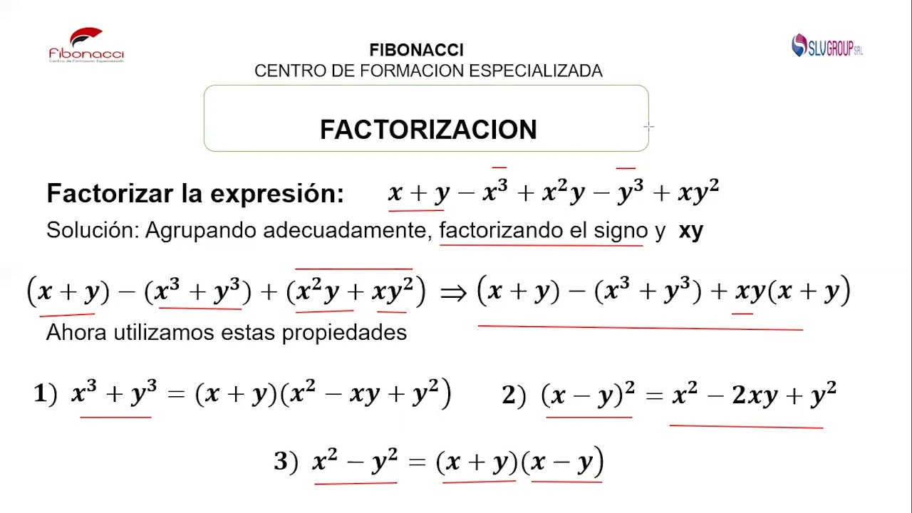 Factorización - Ejercicio - YouTube