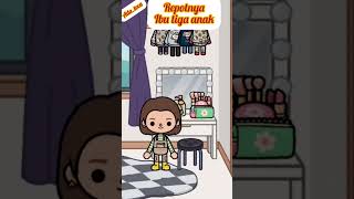 Repotnya Ibu Tiga Anak || toca boca || shorts