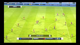 Pro Evolution Soccer 2011GAMEPLAY实况足球2011我的进球回放3伊布