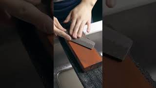 ティッシュが切れなかったので、天然砥石の丸尾山青巣板で研ぐ🔪〜Re-sharpening Nakiri with Maruoyama Aosuita of natural whetstone〜