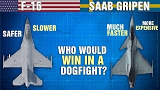 The Differences Between SAAB GRIPEN and F-16