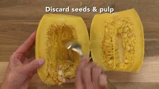 WIC Recipe: Cheesy Spaghetti Squash