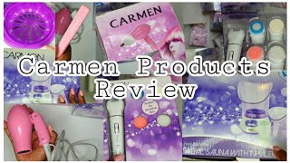 Review Carmen Products 》#Facialproduct #happygirl 》South African Youtuber