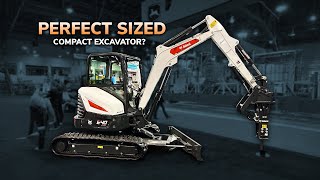 A Closer Look: Bobcat’s E40 Mini Excavator Gets Long Arm, Short Tailswing