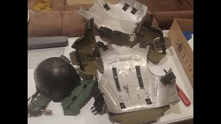 Aluminum USCM Armor - Part 14 - Assembly Prep & Strapping it up! (Building the Aliens Marine armor)