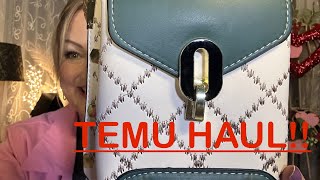 Temu HAUL!! Jewelry, purse, viral dupe!!