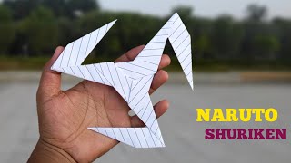 How to make Kakashi (Kamui shuriken) from paper | make Naruto Shuriken | Easy origami Ninja Star