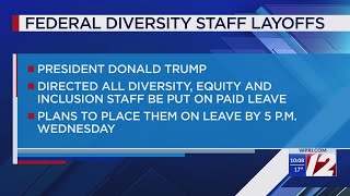 Trump directs all federal diversity, equity and inclusion staff be put on leave