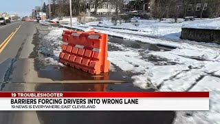 East Cleveland to city over dangerous barriers: ‘Hurry up and fix it before someone gets killed’