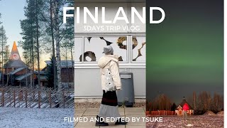 Finland vlog🇫🇮2泊3日の幸せなフィンランド旅行！サンタクロース村でオーロラ鑑賞/ヘルシンキ観光\u0026マリメッコ本社