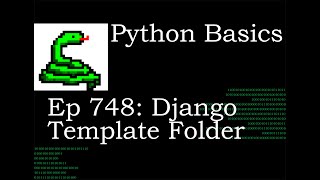 Python Basics Tutorial Django Template Folder