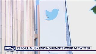 Elon Musk ends remote work at Twitter