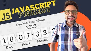 JavaScript Projects for beginners | New Year Countdown | HTML CSS JavaScript from scratch