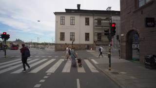 Sweden, biking from Stockholm Södra train station to Kastellholmen