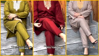 Designer Tilla Cordset 🍁 || Customized Pheran with Pants 😍