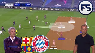 Flicks Masterclass:  Tactical analysis of Barcelona 2:8 Bayern Munich.  The 30 mins that broke FCB