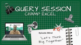 283rd Excel Query Session