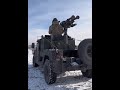 ukraine war footage stinger dms air defense system mounted on hmmv