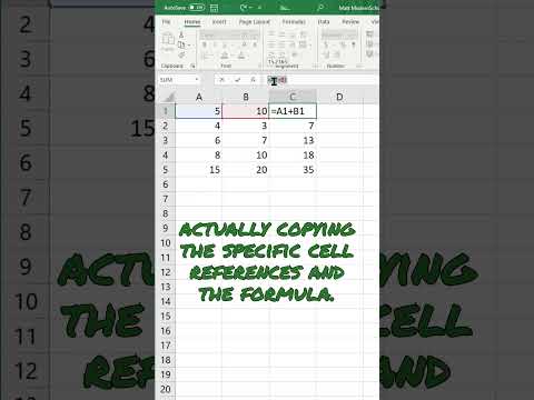 How to Copy and Paste a Formula in Excel