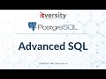 Mastering SQL - PostgreSQL: Advanced SQL - Overview of Analytic Functions