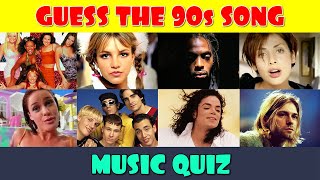 Guess the 90s Song Music Quiz