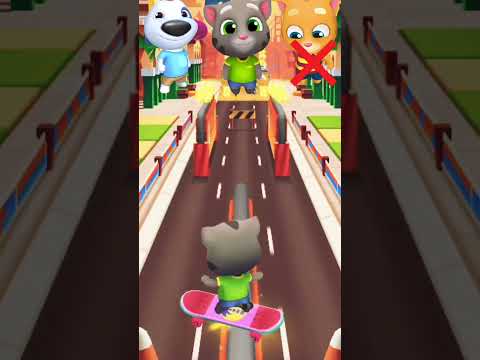 Talking Tom Gold Run GamePlay (Android iOS)#sorts #viral #games #talkingtomgoldrun #shortsfeed