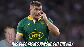 Reaction to The Strength Of A Rhino | Malcolm Marx Is The Best Hooker In The World