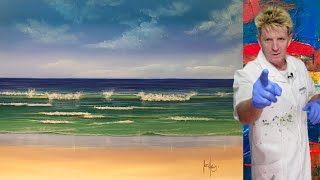 Learn How to paint a real beach | You Can Do it #519