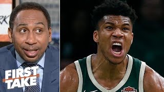 Giannis is going to be in ‘attack mode’ against Kawhi, Raptors in Game 1 - Stephen A. | First Take