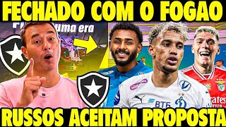 ACEITOU a PROPOSTA! BOTAFOGO FECHA CONTRATAÇÃO e MÍDIA SE RENDE! BITELLO e WENDEL no BOTAFOGO!