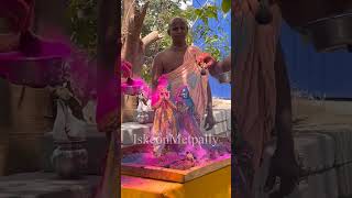 హోలీ పండుగ #festival #holi #holispecial #harekrishna #iskcon #iskconmetpally #colors #krishna #fun