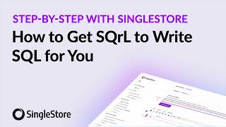 Here's how to use @SingleStore's SQrL ChatBot to Write SQL and Python for you!