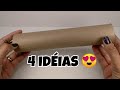 4 IDÉIAS ESPETACULARES COM ROLO DE PAPEL 💖