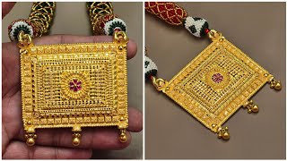 latest Gold Tevta Designs 2024 || Rajasthani Gold Tevta Designs with Weight and Price Gold Pendant