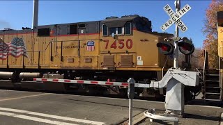 Union Pacific 8147 Intermodal Northbound, O Street, Sacramento CA