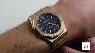 Audemars Piguet Royal Oak 15400OR Luxury Watch Review