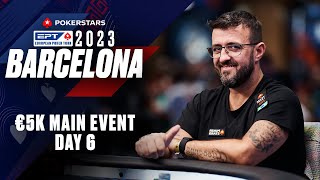 EPT BARCELONA 2023: €5K MAIN EVENT – DAY 6 ♠️ PokerStars