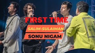 Sonu nigam first time performing with Salim-Sulaiman live in concert|Performing best composition|