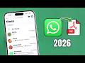 How to Export WhatsApp Chats to PDF [Convert]