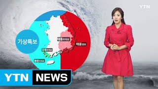 [날씨] 태풍 '고니' 빠르게 북상…초속 30m 강풍 동반 / YTN