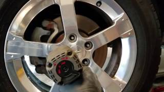 How to change your front brakes on a chevy Captiva and equinox