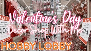 💕 Hobby Lobby Valentine's Shopping 2026! Tons Of Amazing NEW Valentine's Decor Finds 2026!