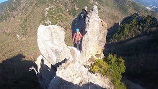 【烏帽子岩左稜線】　小川山