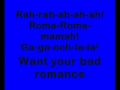 Lady Gaga - Bad Romance Instrumental (Lyrics)
