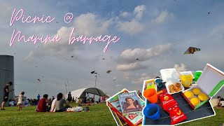 Picnic and card games at Marina Barrage Singapore! (You can't bring tables/chairs)