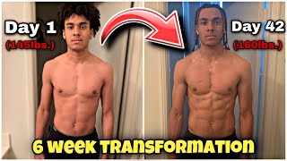 MY 6 WEEK BODY TRANSFORMATION | SCRAWNY TO RIPPED (Push-up Challenge)