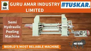 Semi-Hydraulic Wood Peeling Machine (Guru Amar Industry Limited)